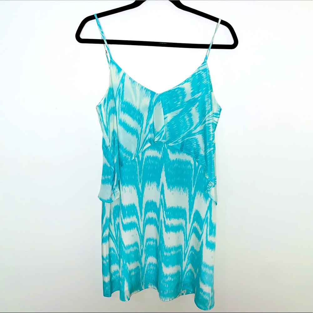 Rieley Collection Die Dye Silk Slip Dress Small
